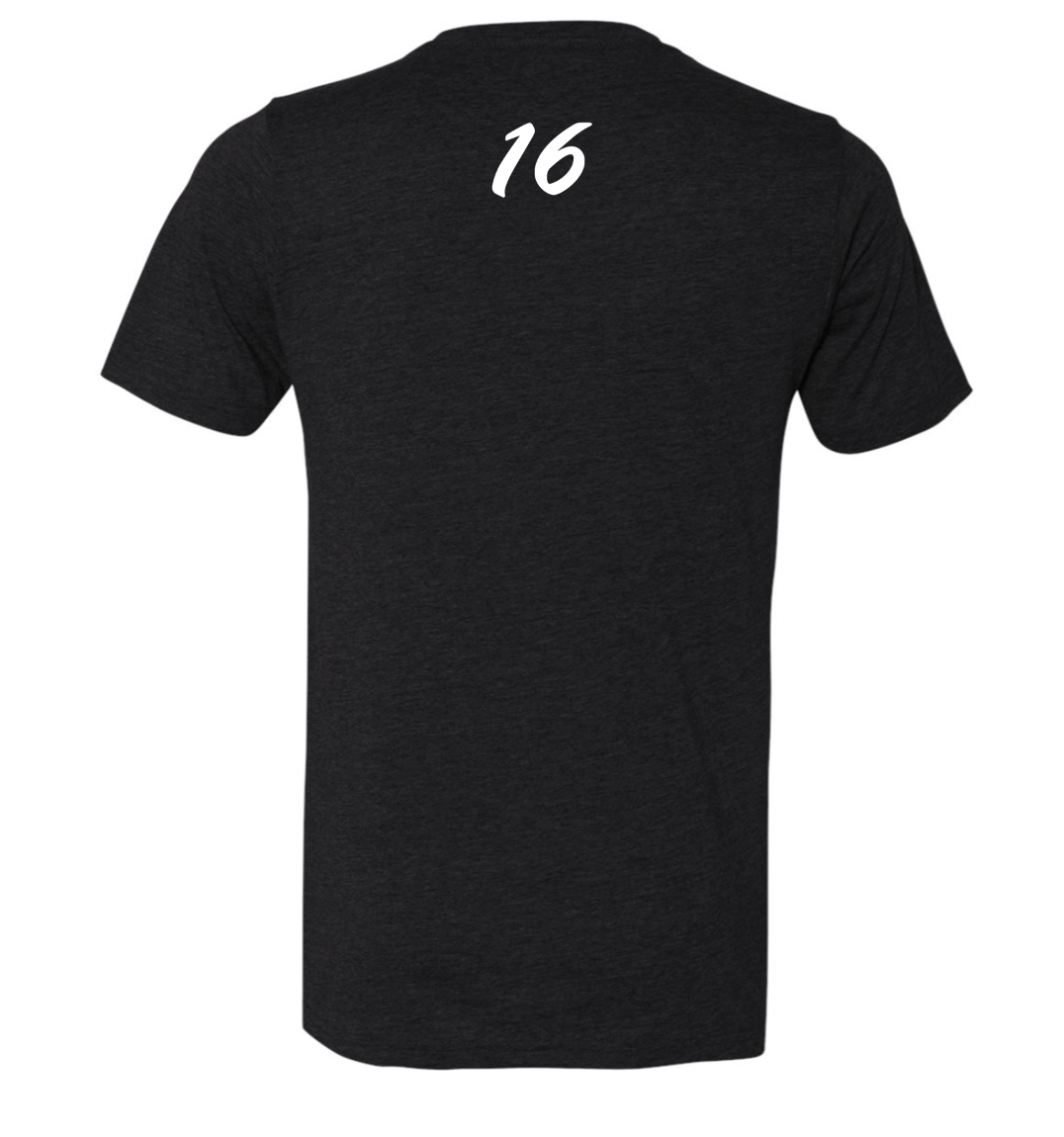 Troy Script - Next Level Festival Muscle Tank or Tshirt (black on black)