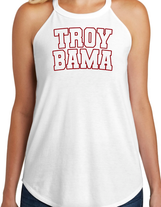 Troy Bama - district made women's perfect tri-rocker tank - dt137l