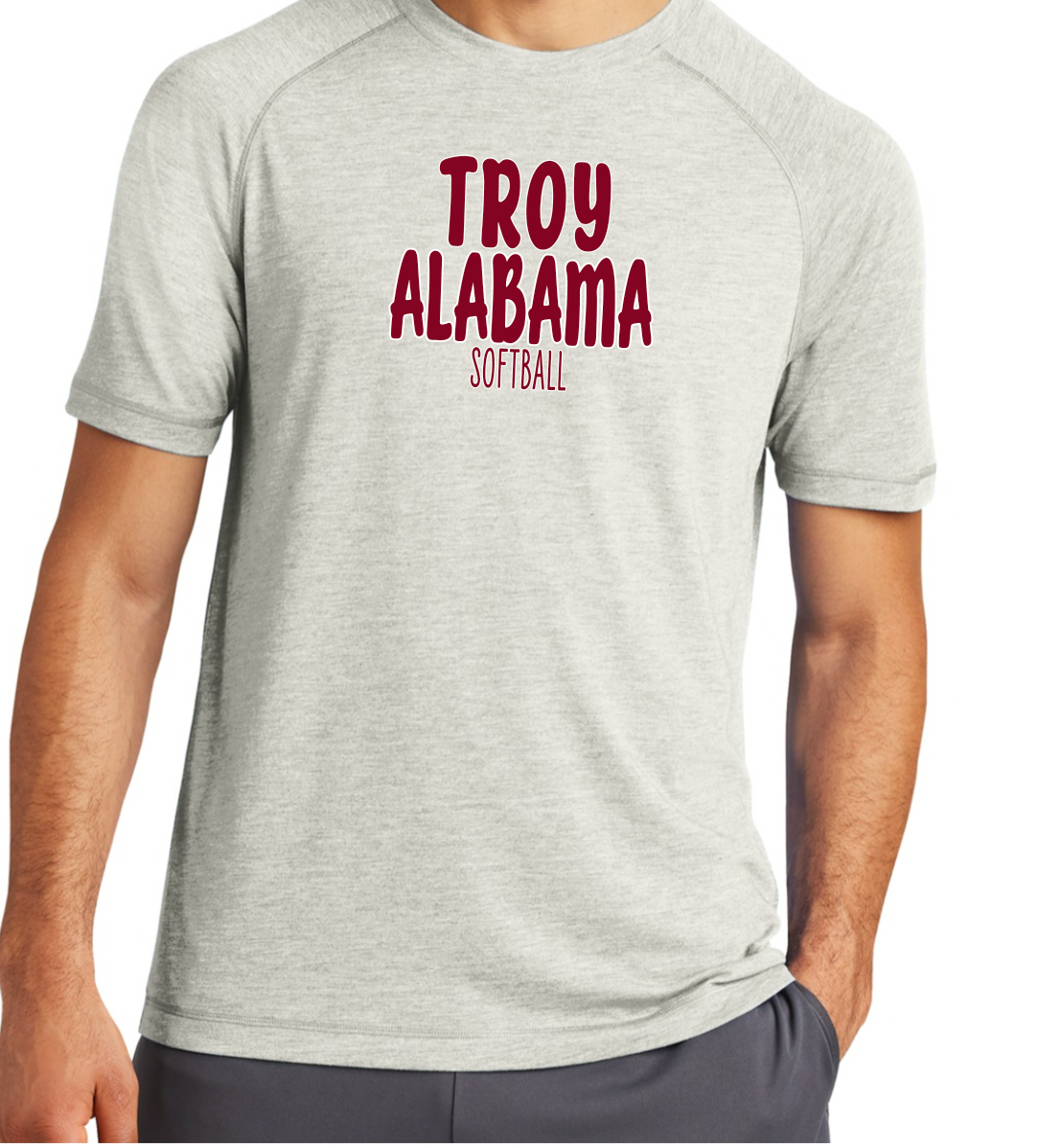 Troy Alabama Softball - Posi-Charge Raglan Tee (youth & adult) ST400