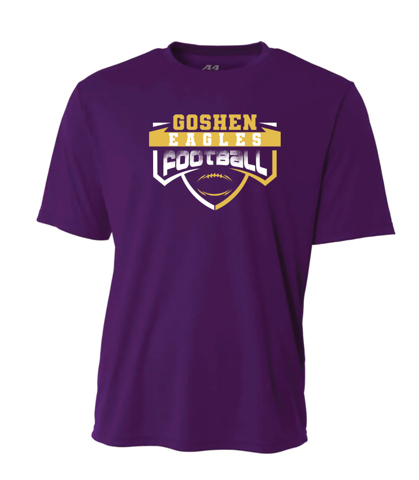 School & Mascot Football - A4 Short Sleeve - solid - youth