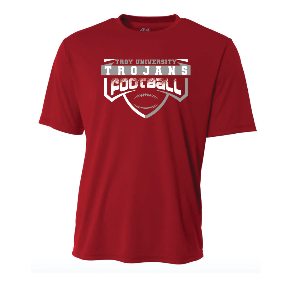 School & Mascot Football - A4 Short Sleeve - solid - youth