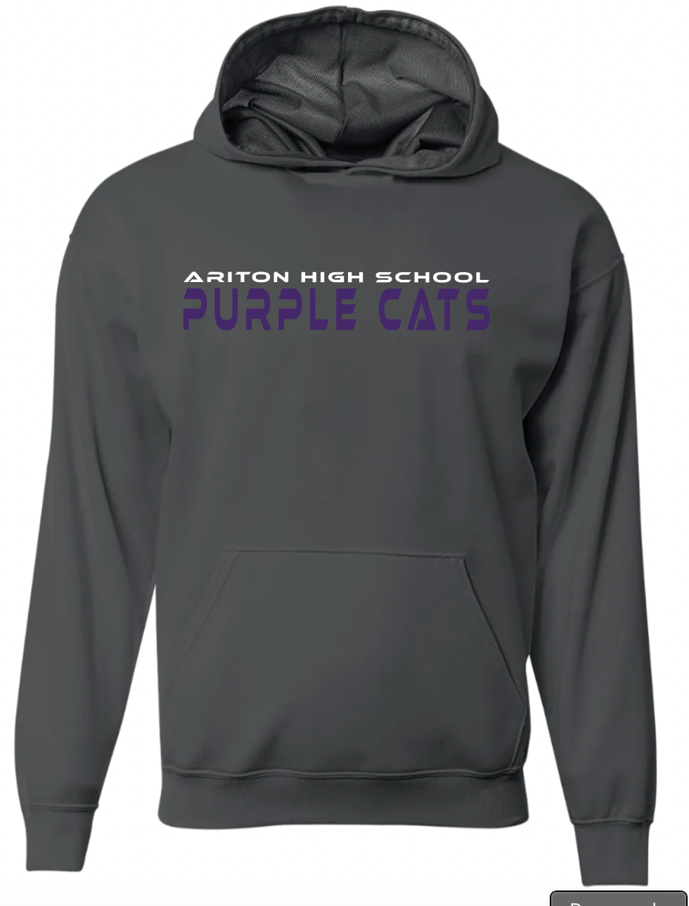 A4 Fleece Hoodie  - School & Mascot