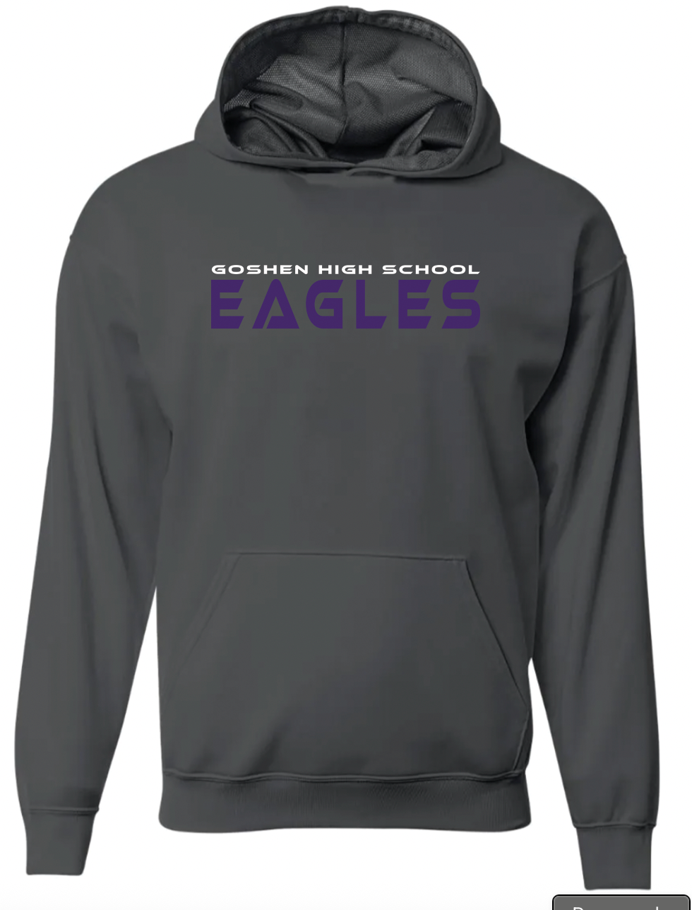 A4 Fleece Hoodie  - School & Mascot