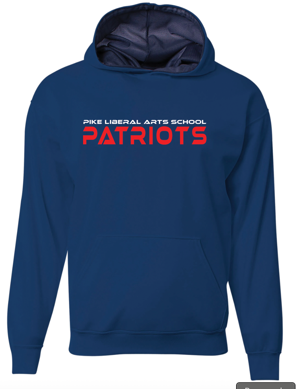 A4 Fleece Hoodie  - School & Mascot