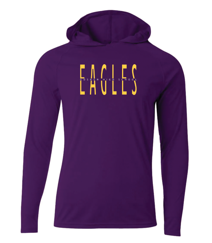 Mascot School Split Long Sleeve Performance Hoodie A4 Youth & Adult