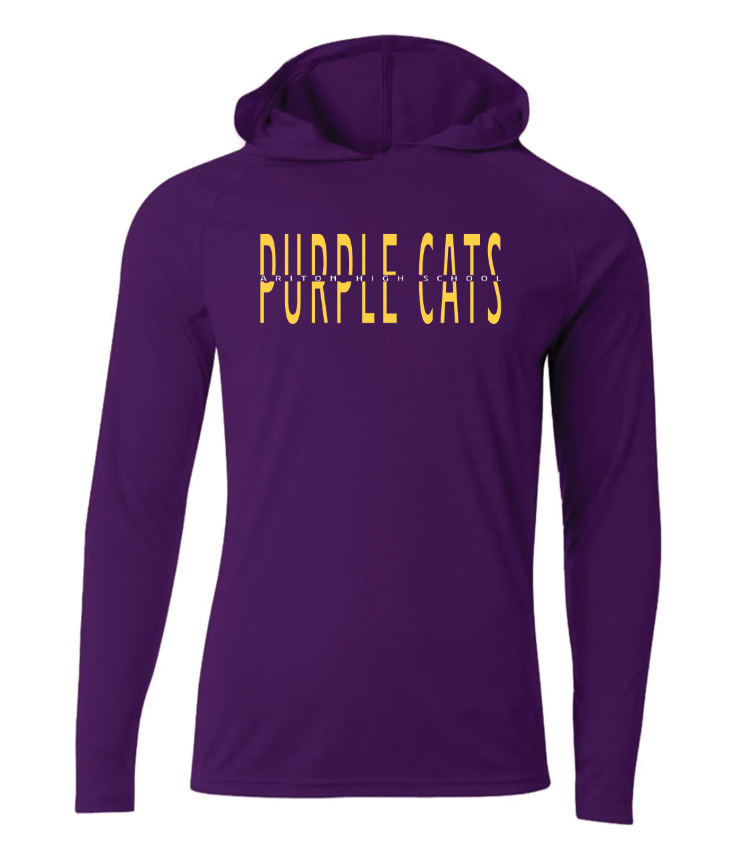 Mascot School Split Long Sleeve Performance Hoodie A4 Youth & Adult