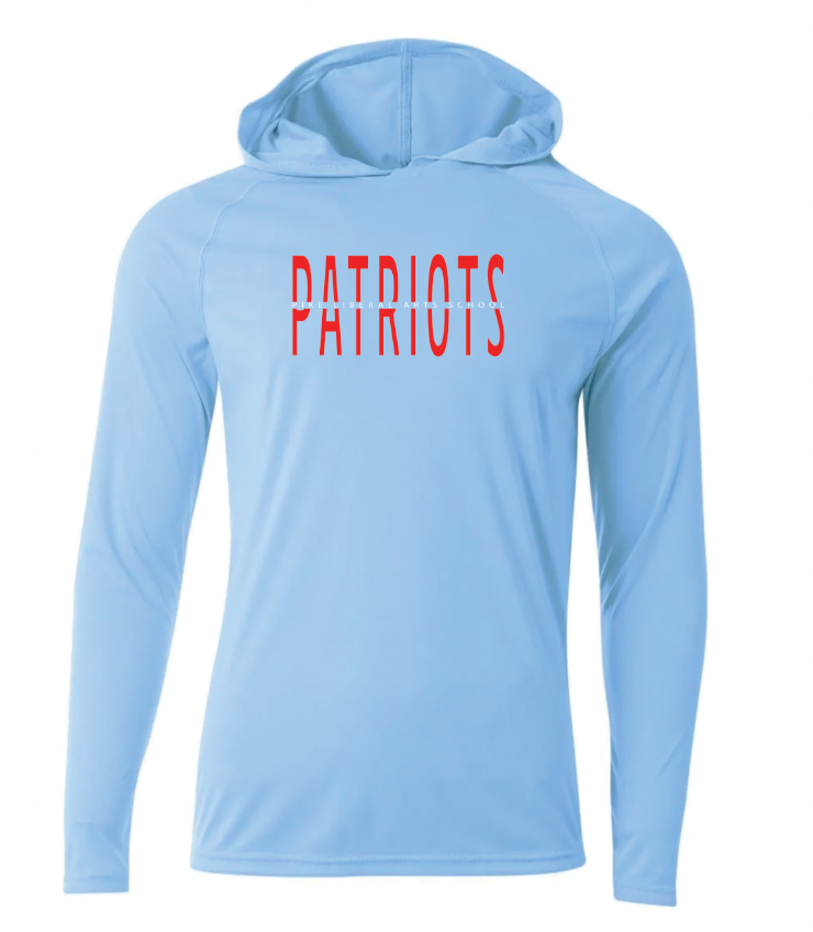 Mascot School Split Long Sleeve Performance Hoodie A4 Youth & Adult