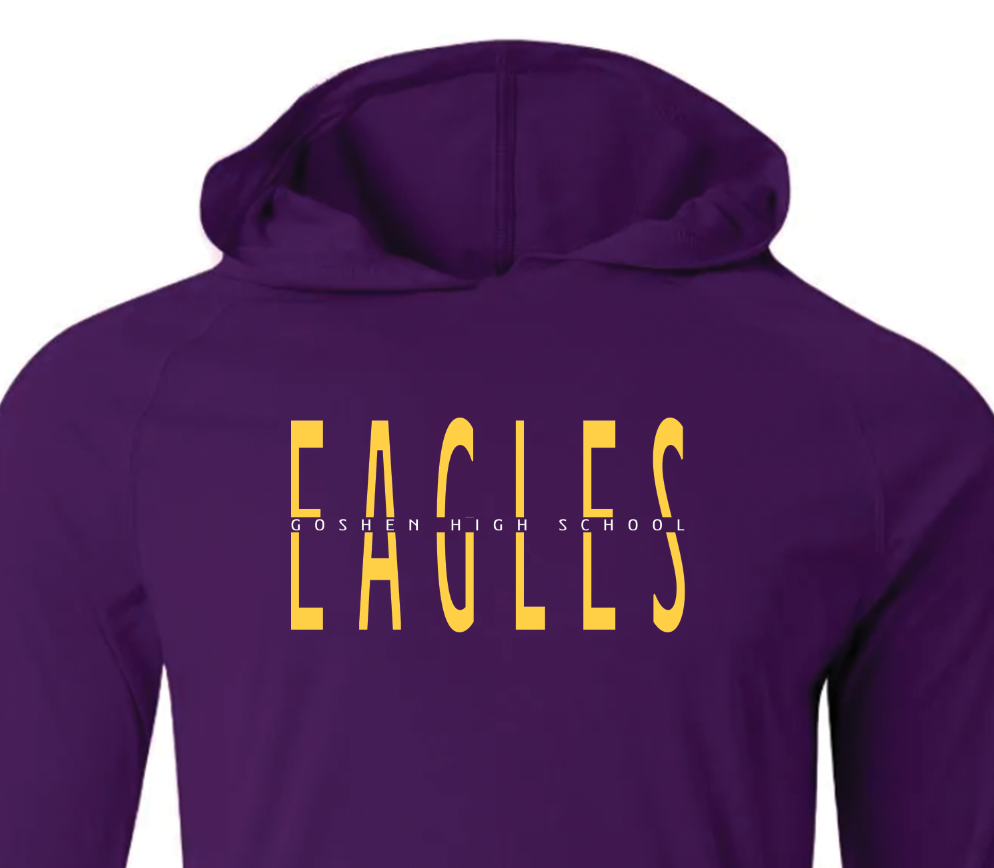 Mascot School Split Long Sleeve Performance Hoodie A4 Youth & Adult