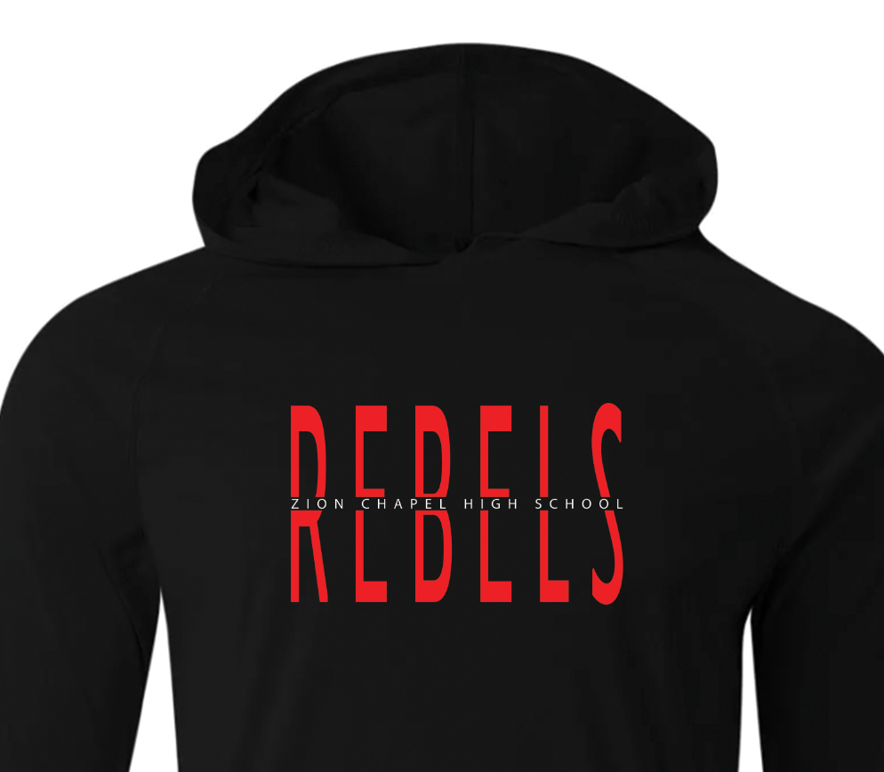 Mascot School Split Long Sleeve Performance Hoodie A4 Youth & Adult