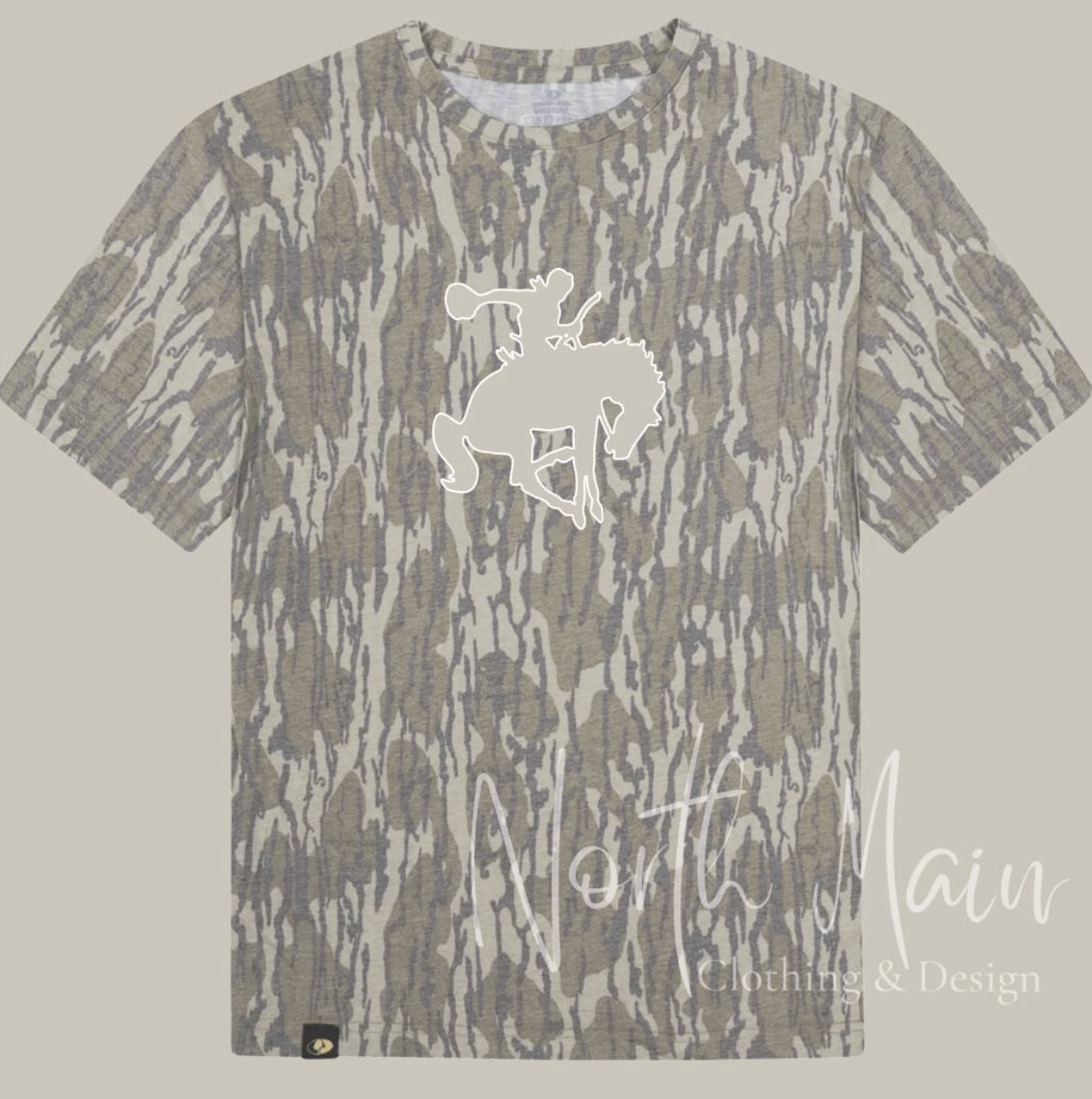 Wash out Camo Short Sleeve Tee
