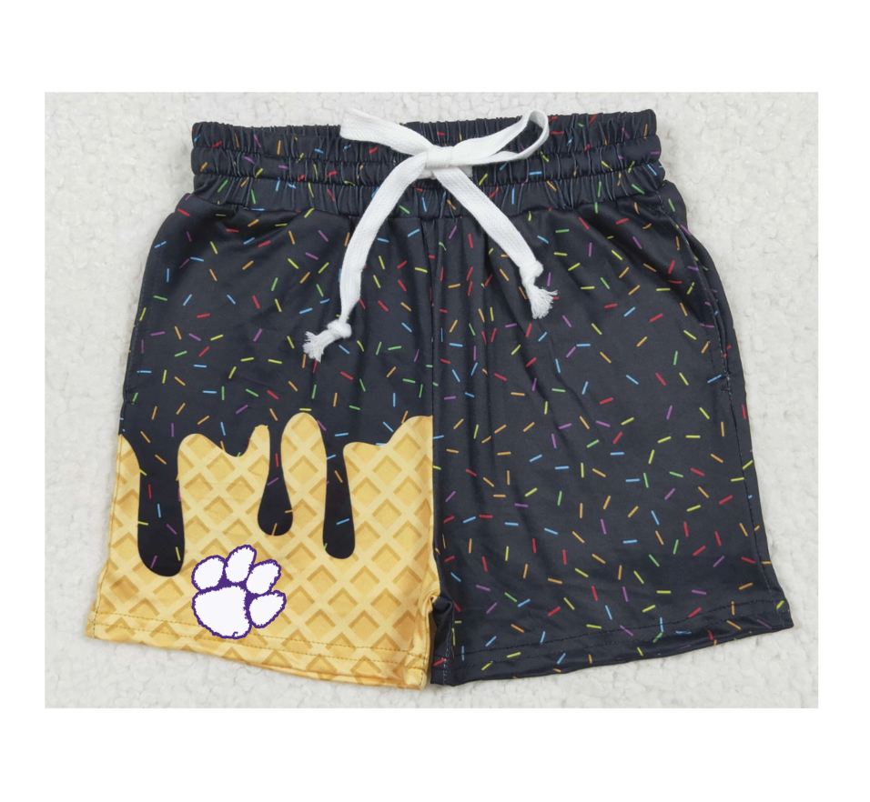 Custom Ice Cream Drip Sprinkle Shorts 🍦✨