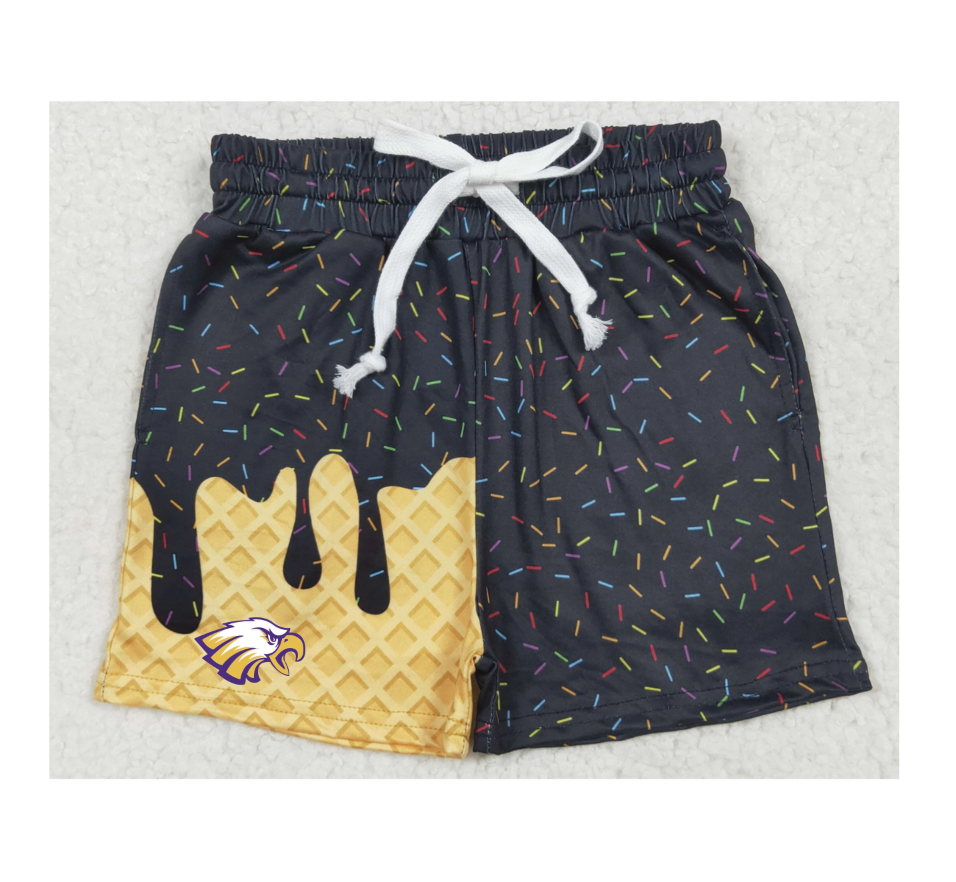 Custom Ice Cream Drip Sprinkle Shorts 🍦✨