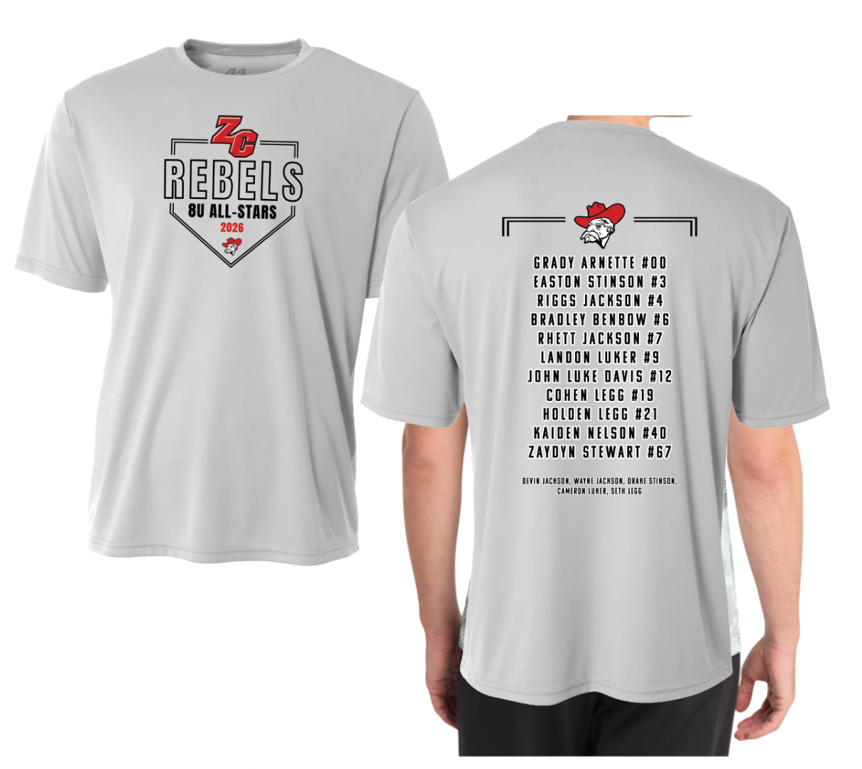 Zion Rebels 2026 8U All Stars Baseball *Order closes 5/10