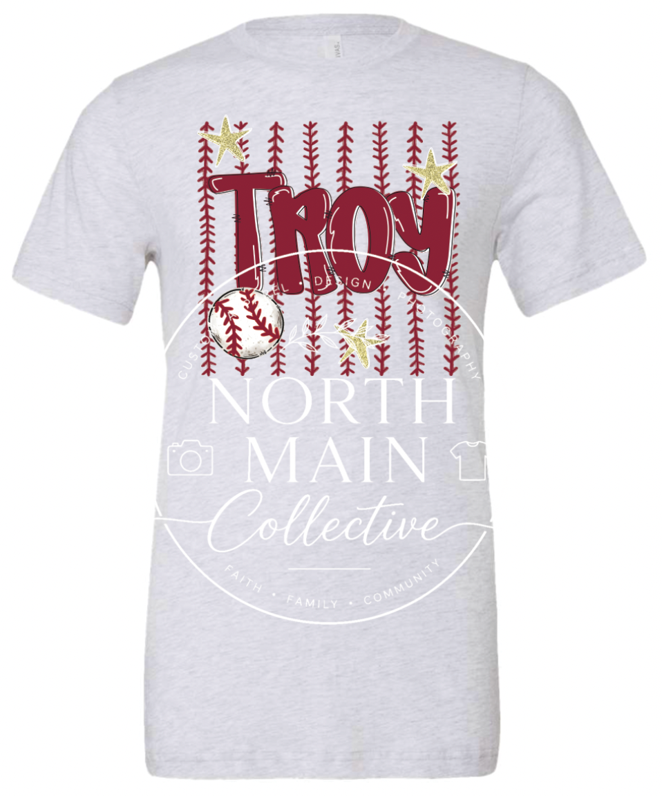 Bella Tri-Blend Troy Stars/Stripes ⚾️🥎✨
