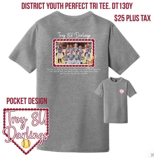 Troy 8U Darlings Team Photo Shirt