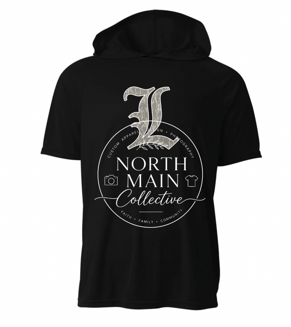 Camo Mascot Short Sleeve Hoodie Tee