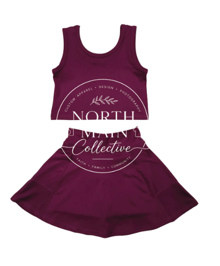 Custom Girls School Spirit Set – Shorts or Skort