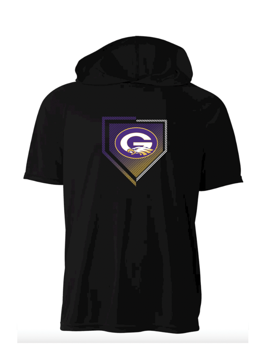 Gradient Baseball Team Spirit Hoodie