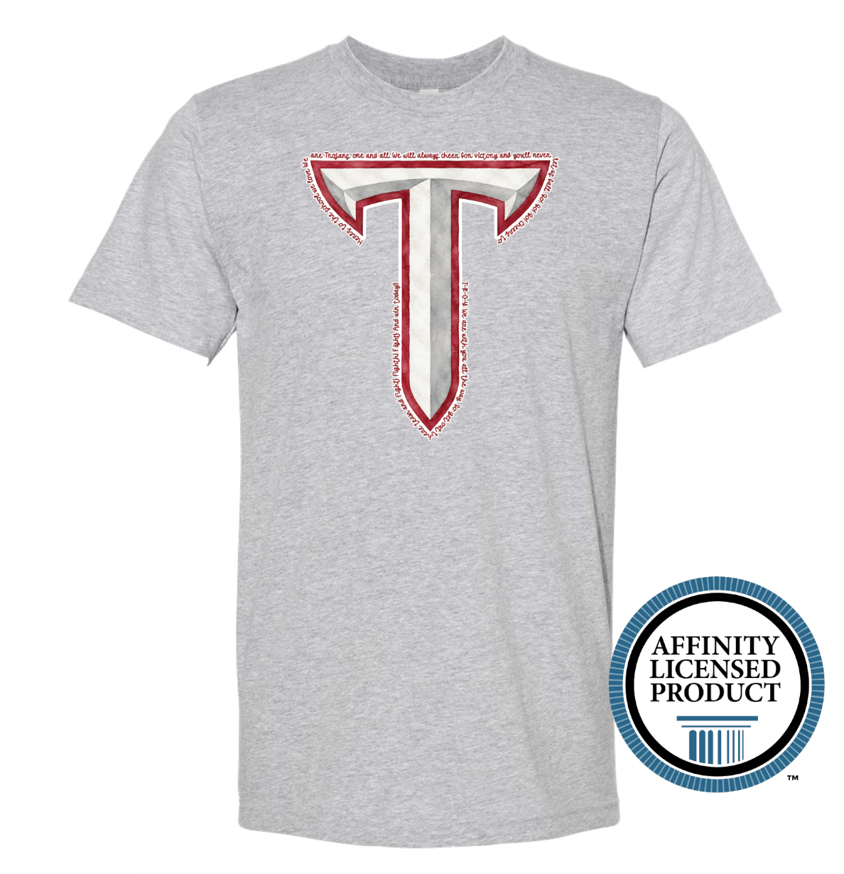 Officially Licensed | "The School We Love" – Troy Fight Song Power T Tee