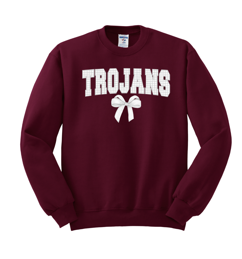 Gingham Coquette Mascot Sweatshirts - Adult 🎀