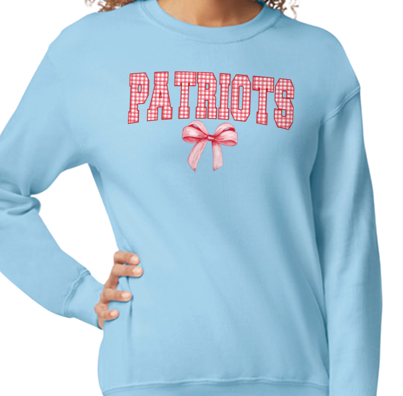 Gingham Coquette Mascot Sweatshirts - Adult 🎀