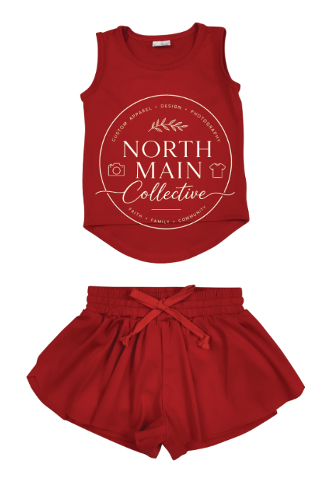 Custom Girls School Spirit Set – Shorts or Skort