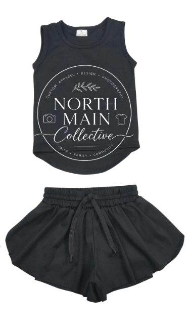 Custom Girls School Spirit Set – Shorts or Skort