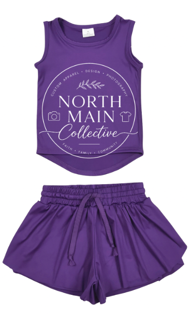 Custom Girls School Spirit Set – Shorts or Skort