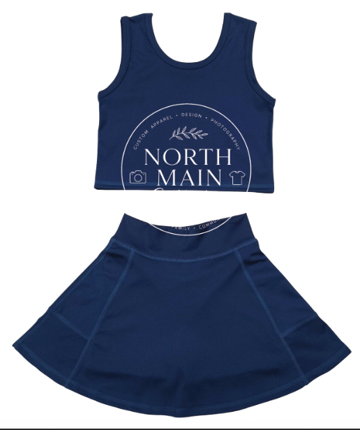Custom Girls School Spirit Set – Shorts or Skort