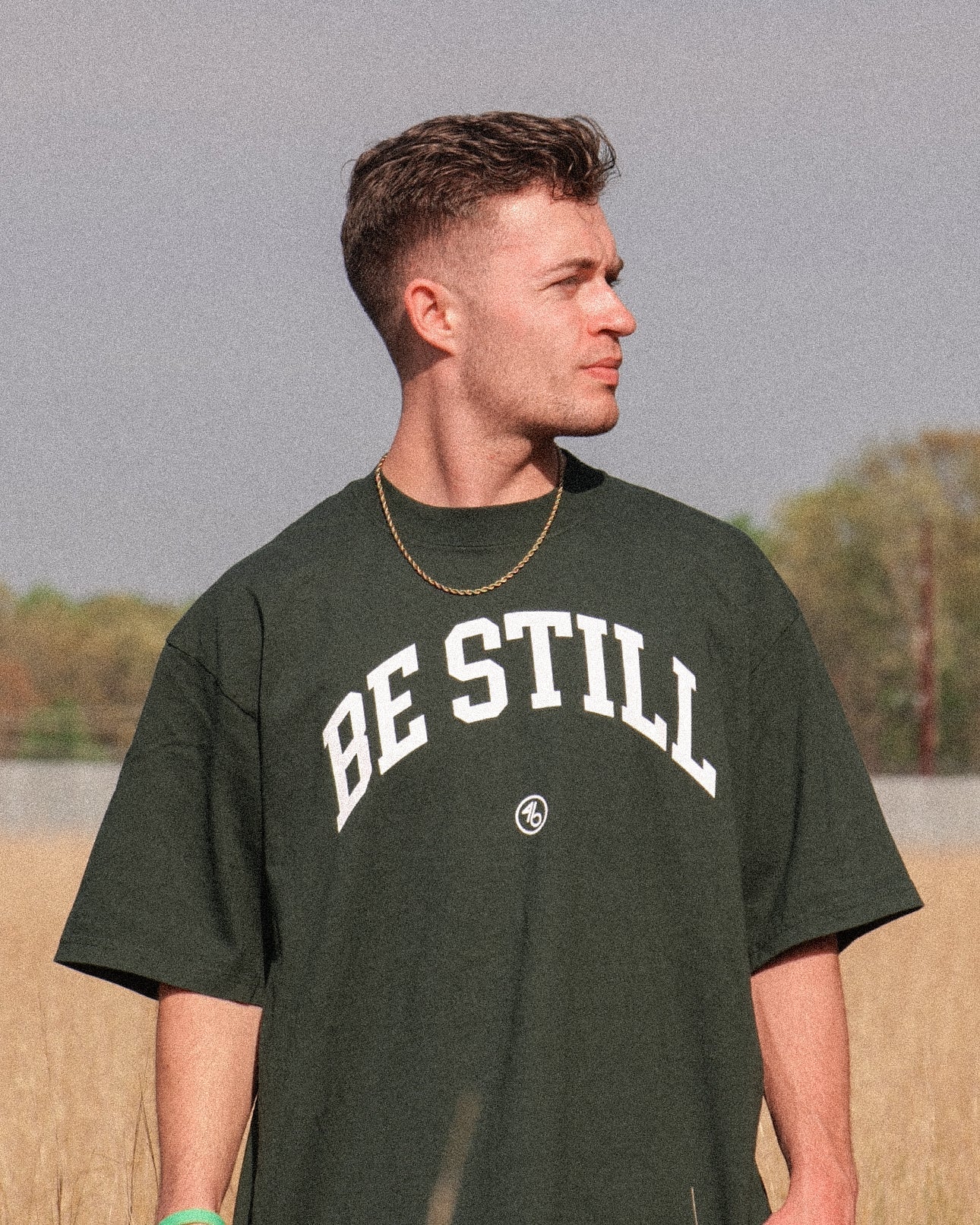 Be Still University Style Heavy Tee