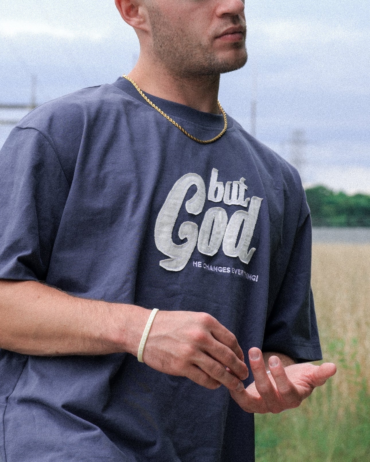 But God Premium Hand-Stitched Tee