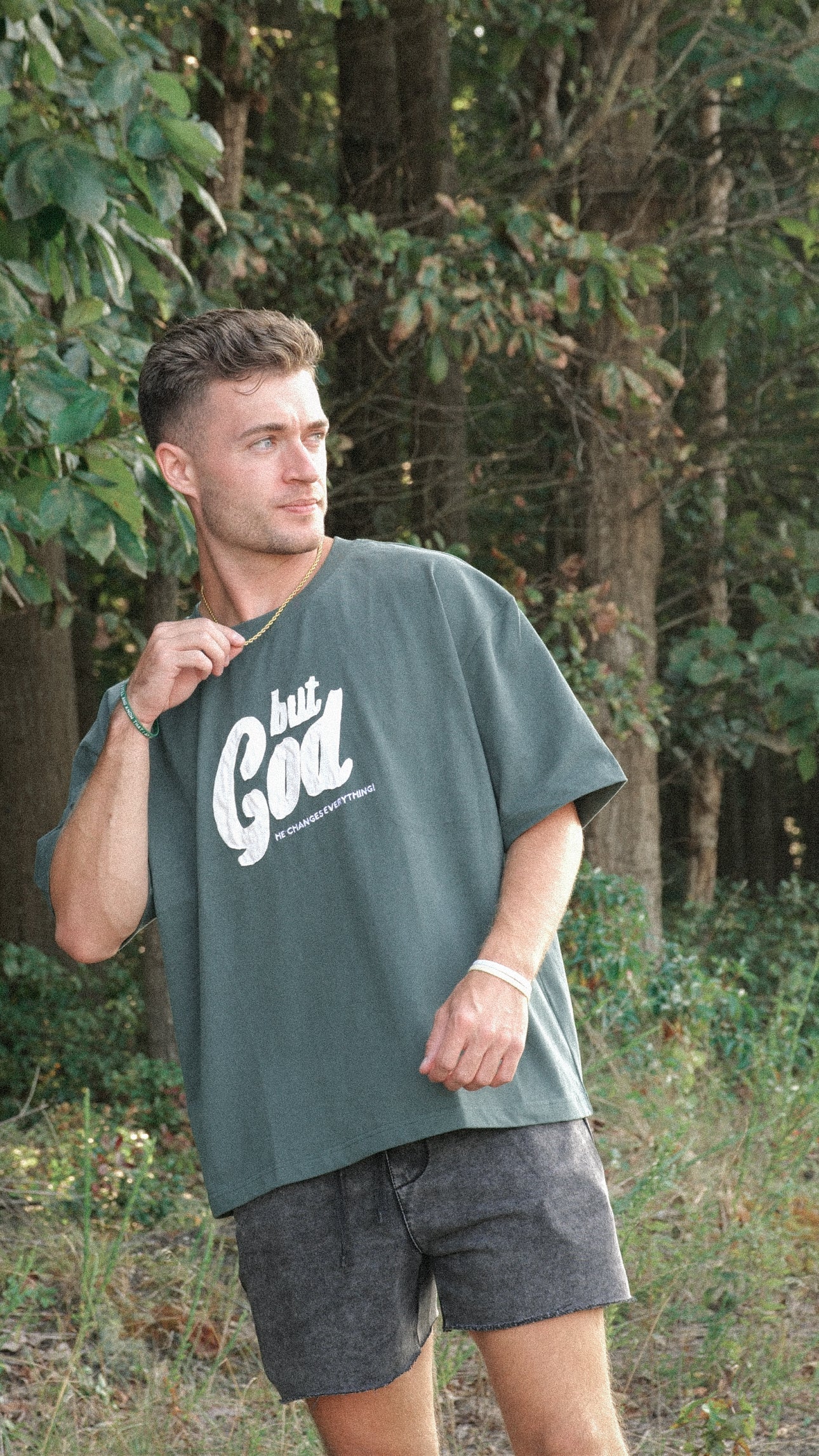 But God Premium Hand-Stitched Tee