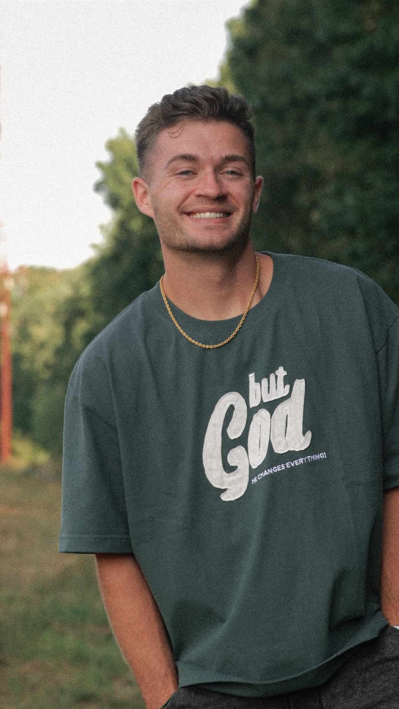 But God Premium Hand-Stitched Tee