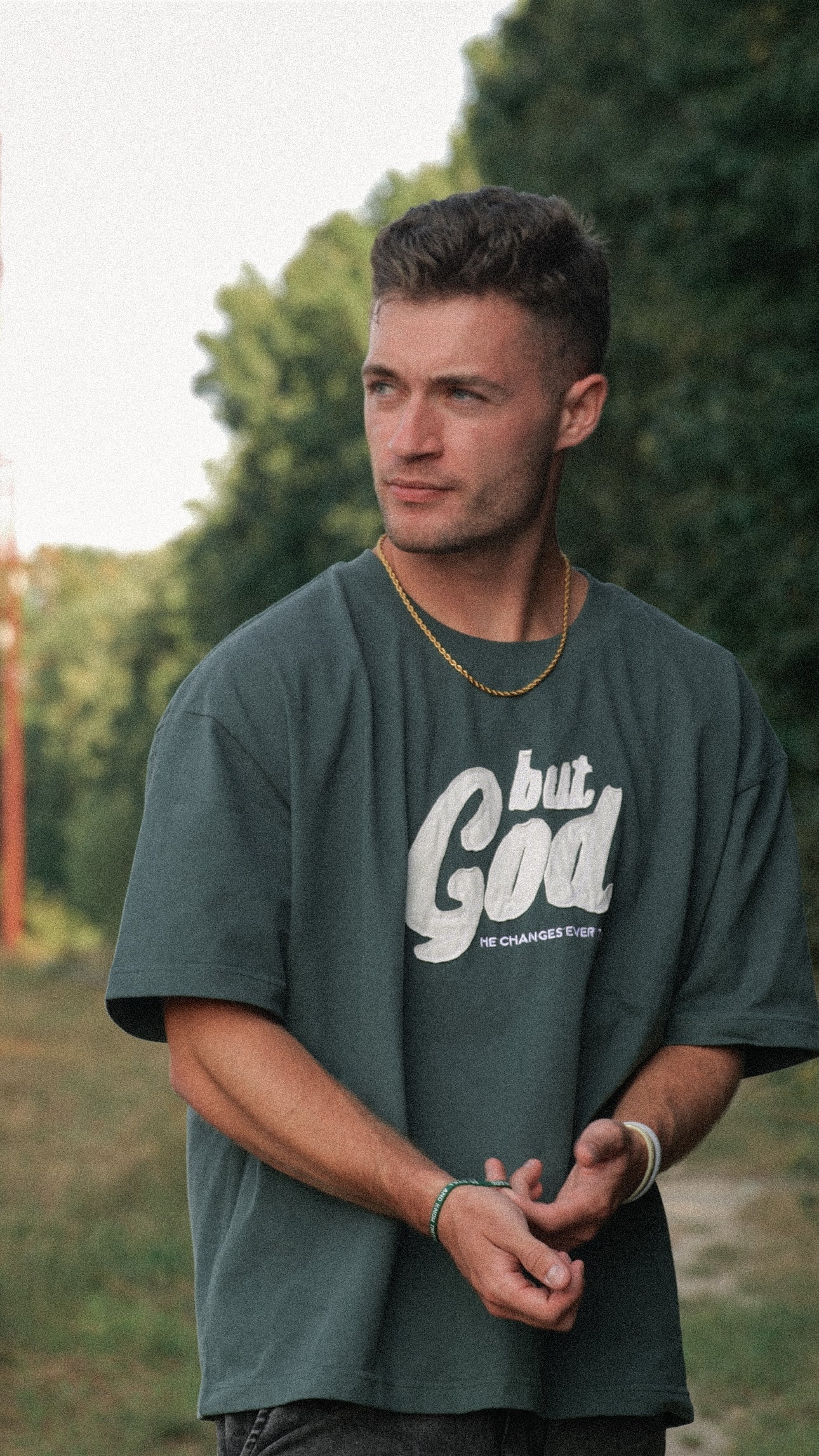 But God Premium Hand-Stitched Tee