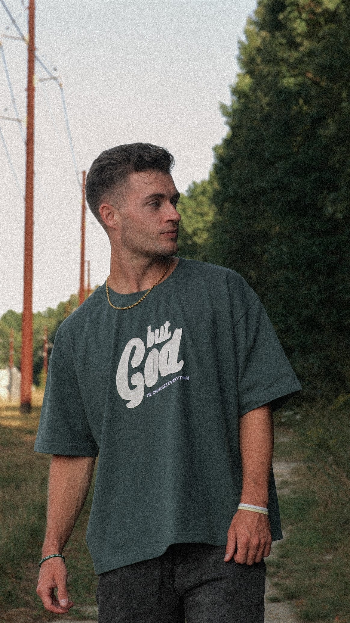 But God Premium Hand-Stitched Tee