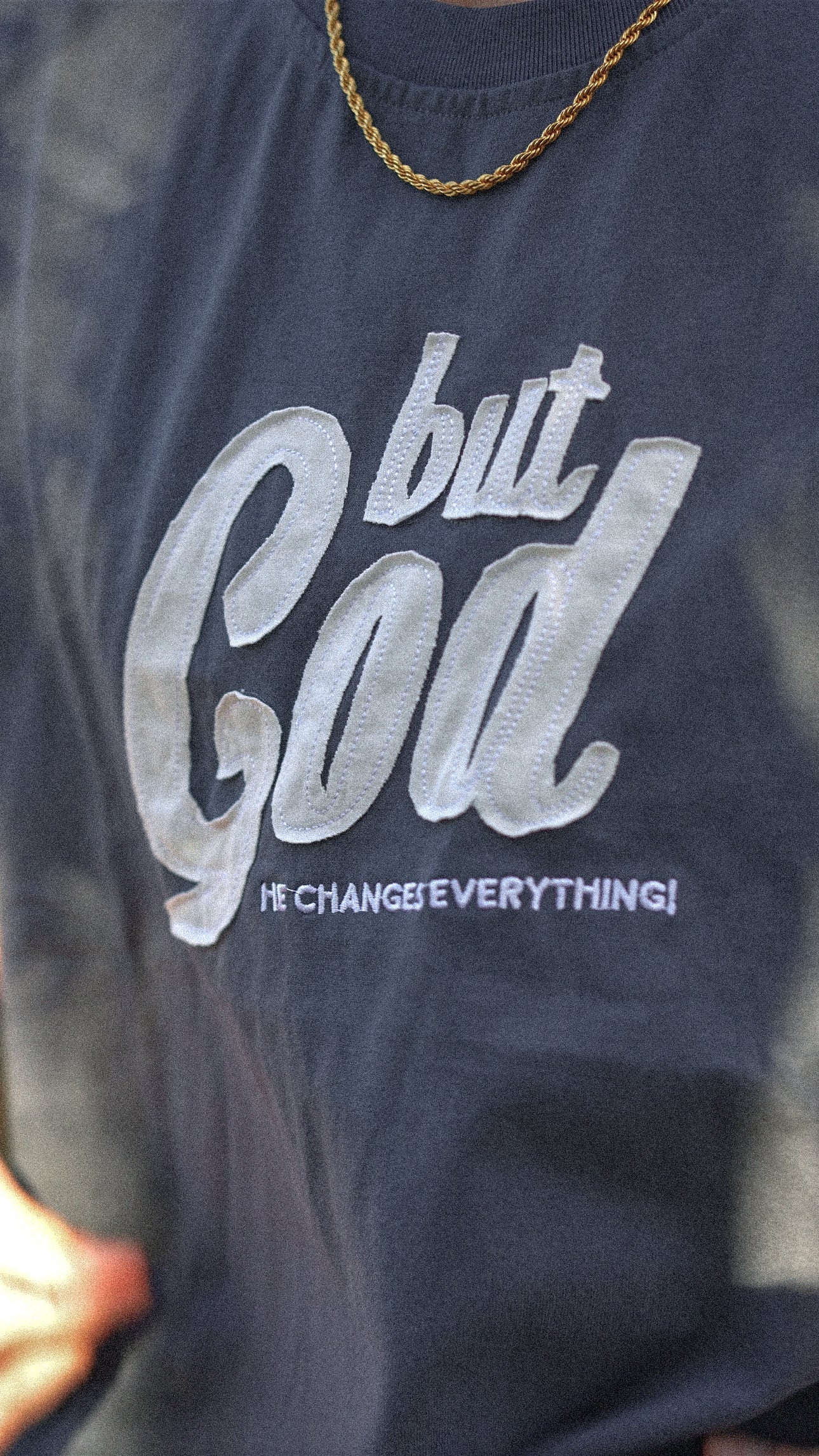 But God Premium Hand-Stitched Tee