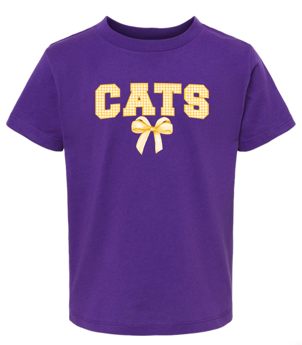 Gingham Coquette Mascot Bella Tshirt - Adult 🎀