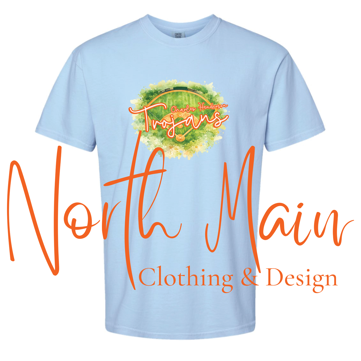 Watercolor Field ⚾️🥎 - Youth/Adult Comfort Color