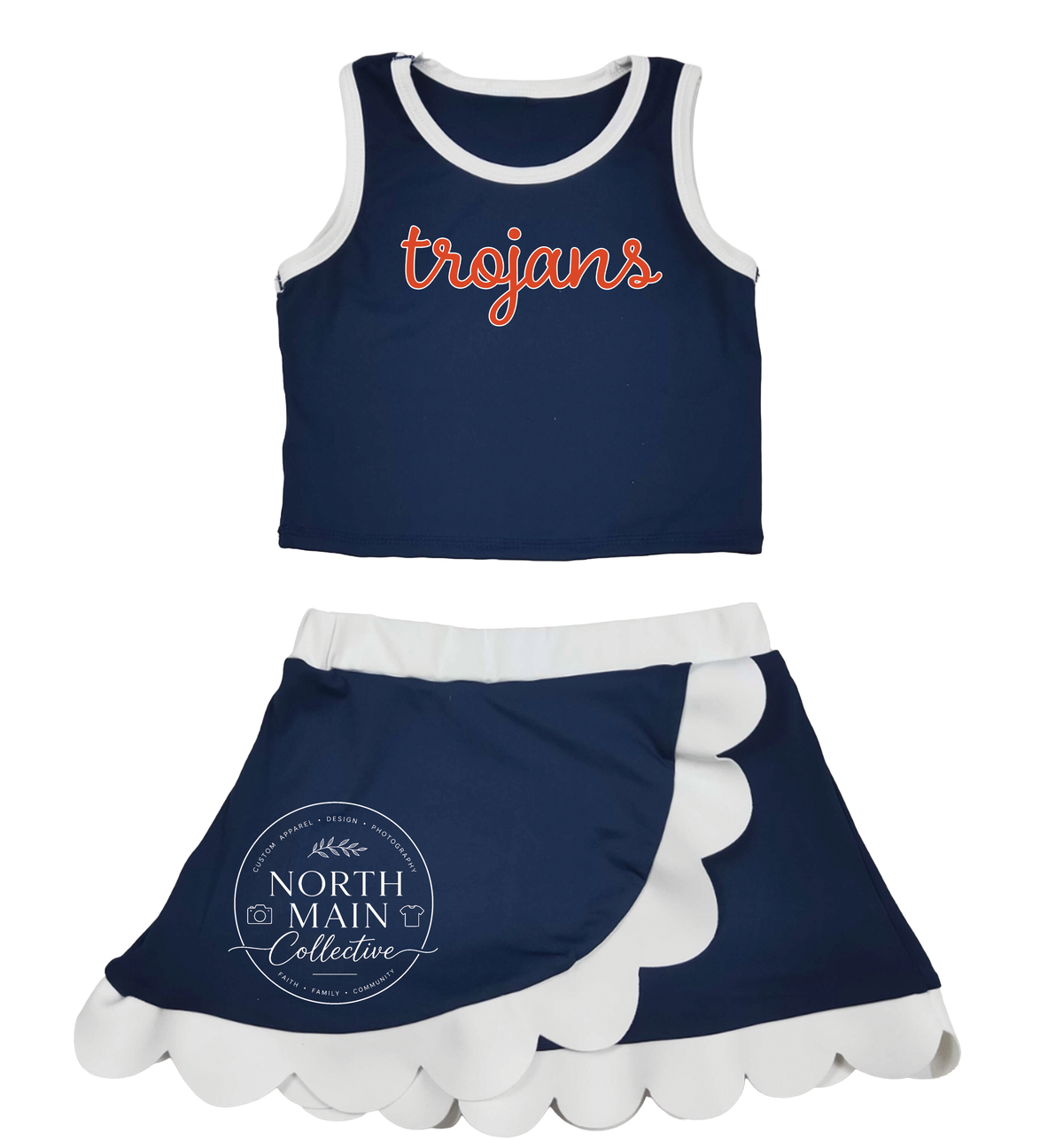 Scallop Game Day Skort Set