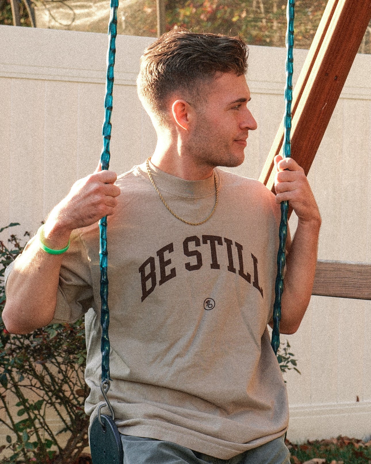 Be Still University Style Heavy Tee