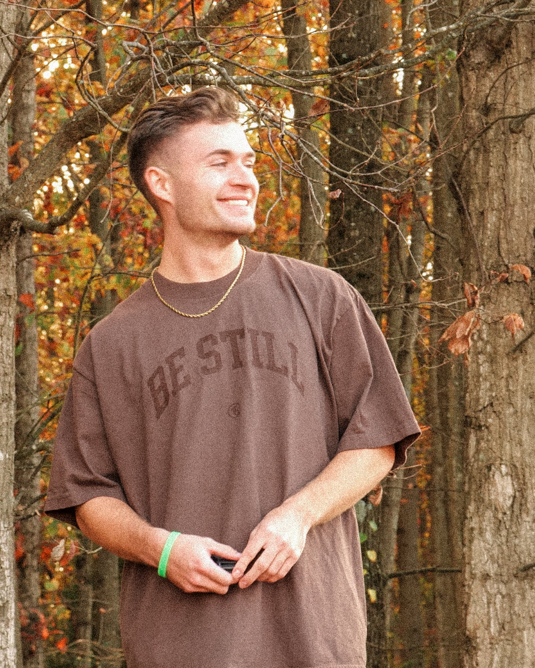 Be Still University Style Heavy Tee