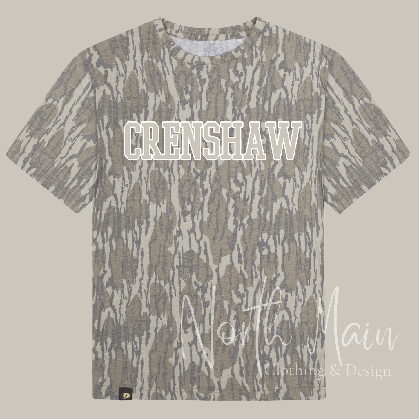 Wash out Camo Short Sleeve Tee