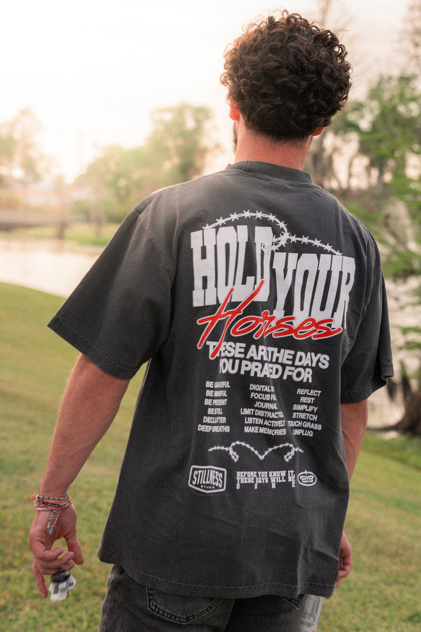 Hold Your Horses Heavy Tee