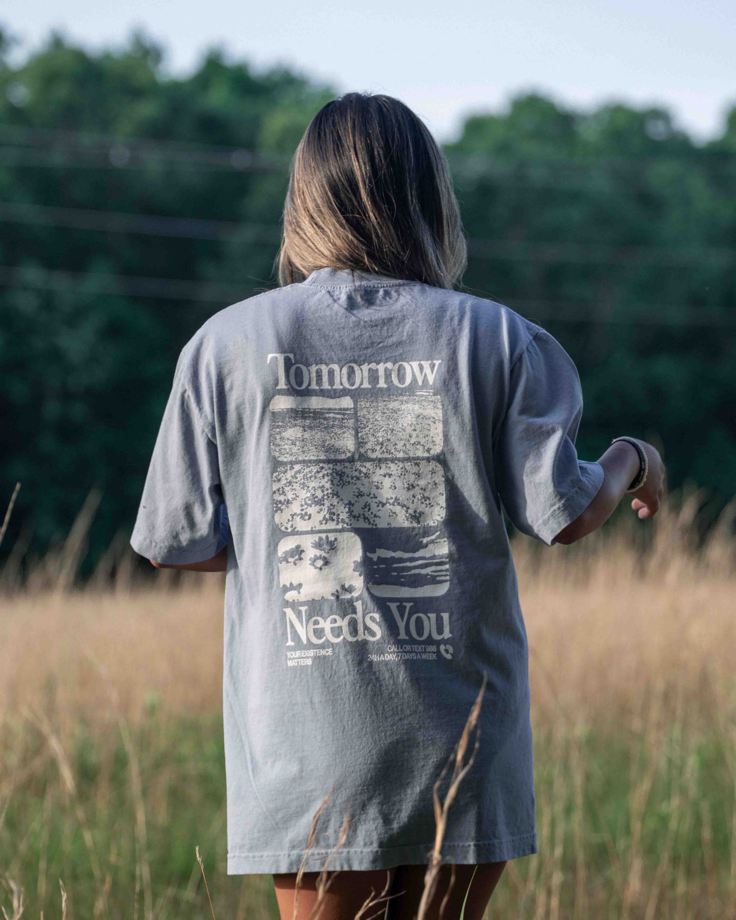 Tomorrow Needs You 988 Tee