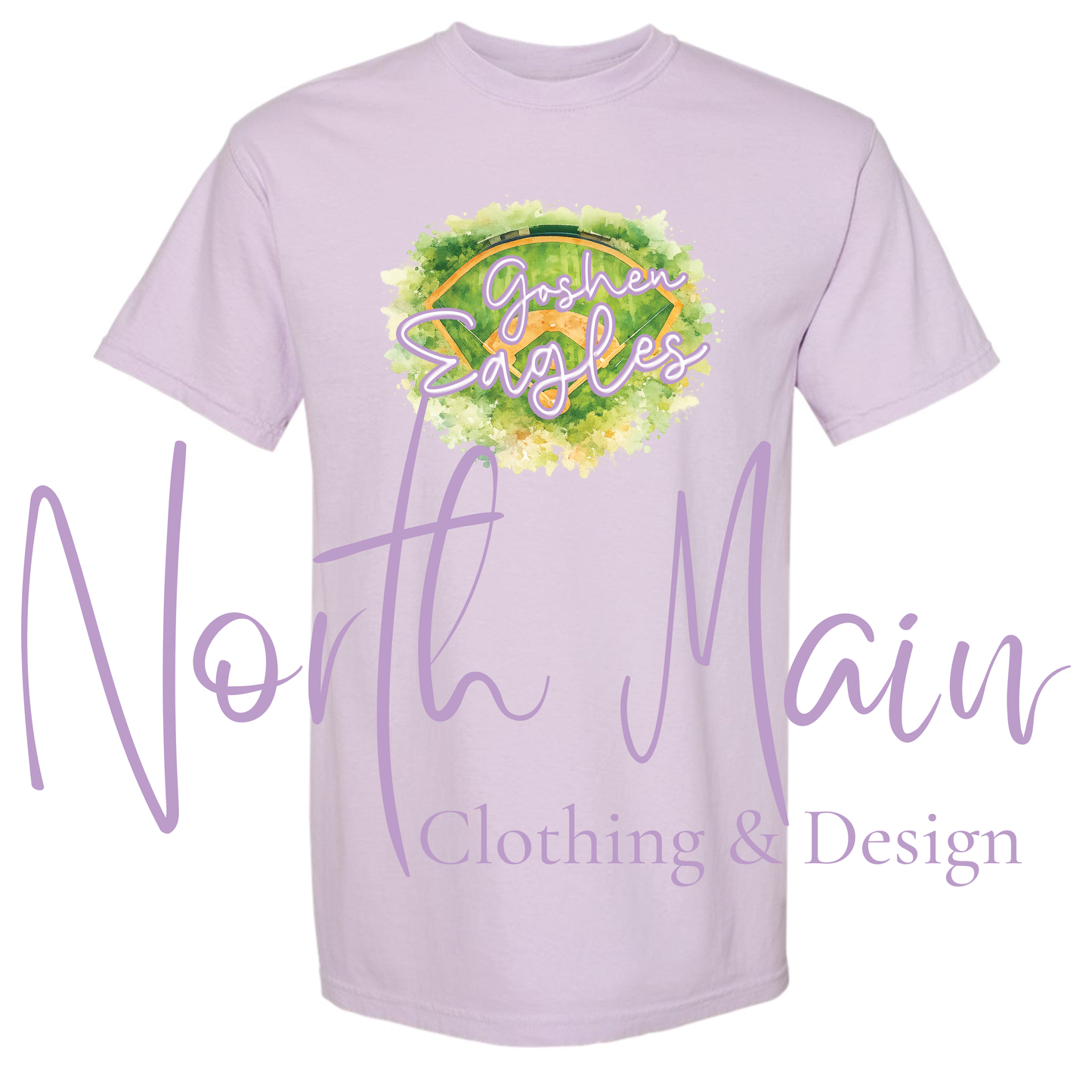 Watercolor Field ⚾️🥎 - Youth/Adult Comfort Color