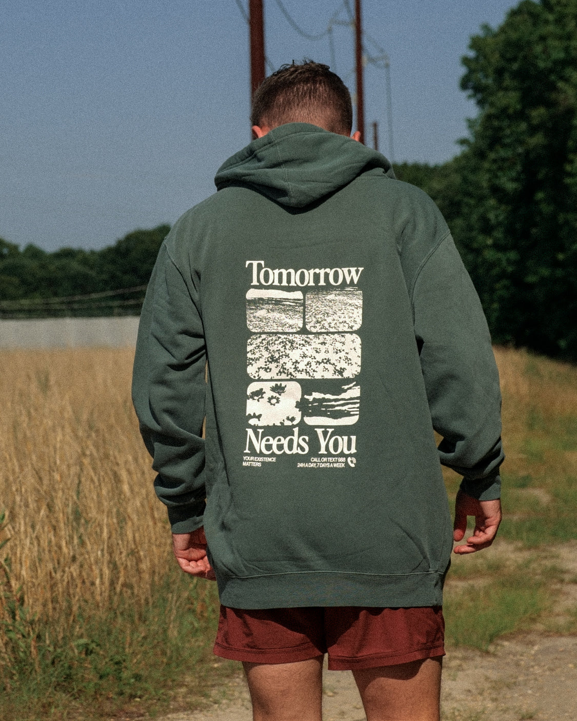 Tomorrow Needs You 988 Tee