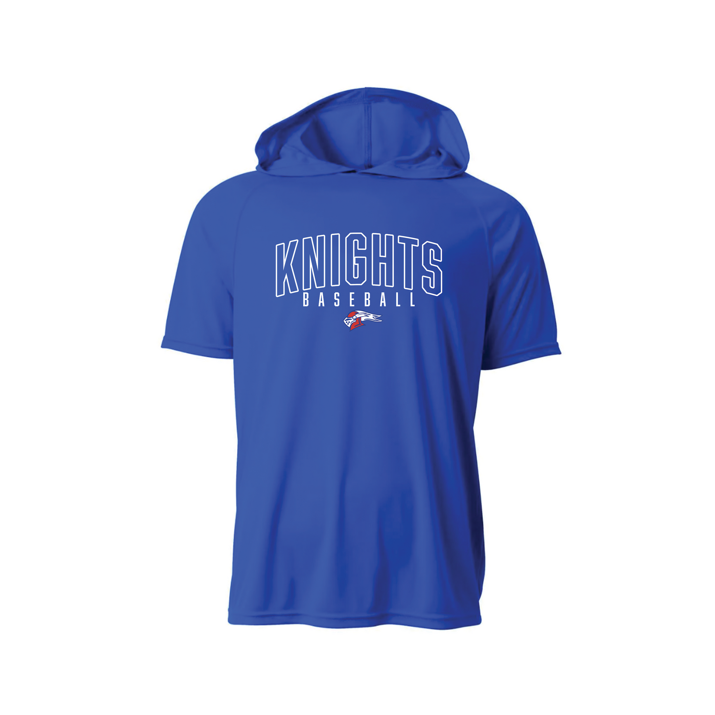Your Team Curve Design with Logo - Short or Long Sleeve A4 Hoodie