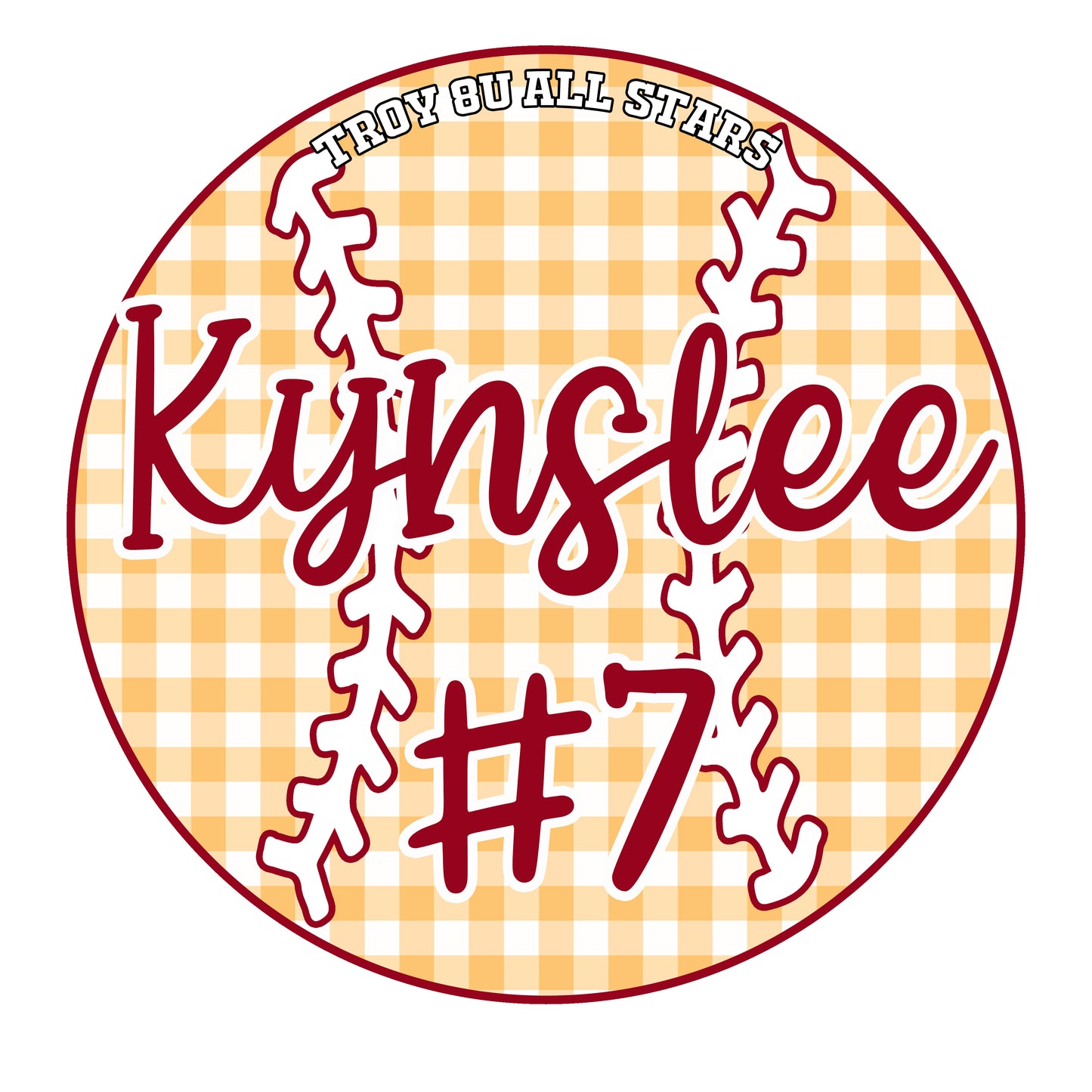 Troy 8U Darlings Magnets