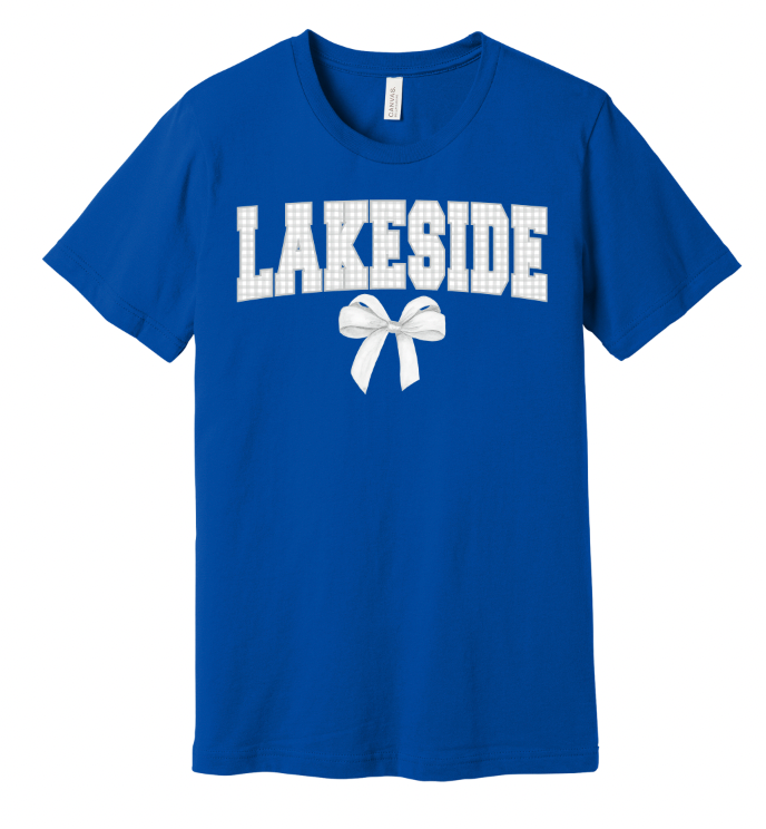 Gingham Coquette Mascot Bella Tshirt - Adult 🎀