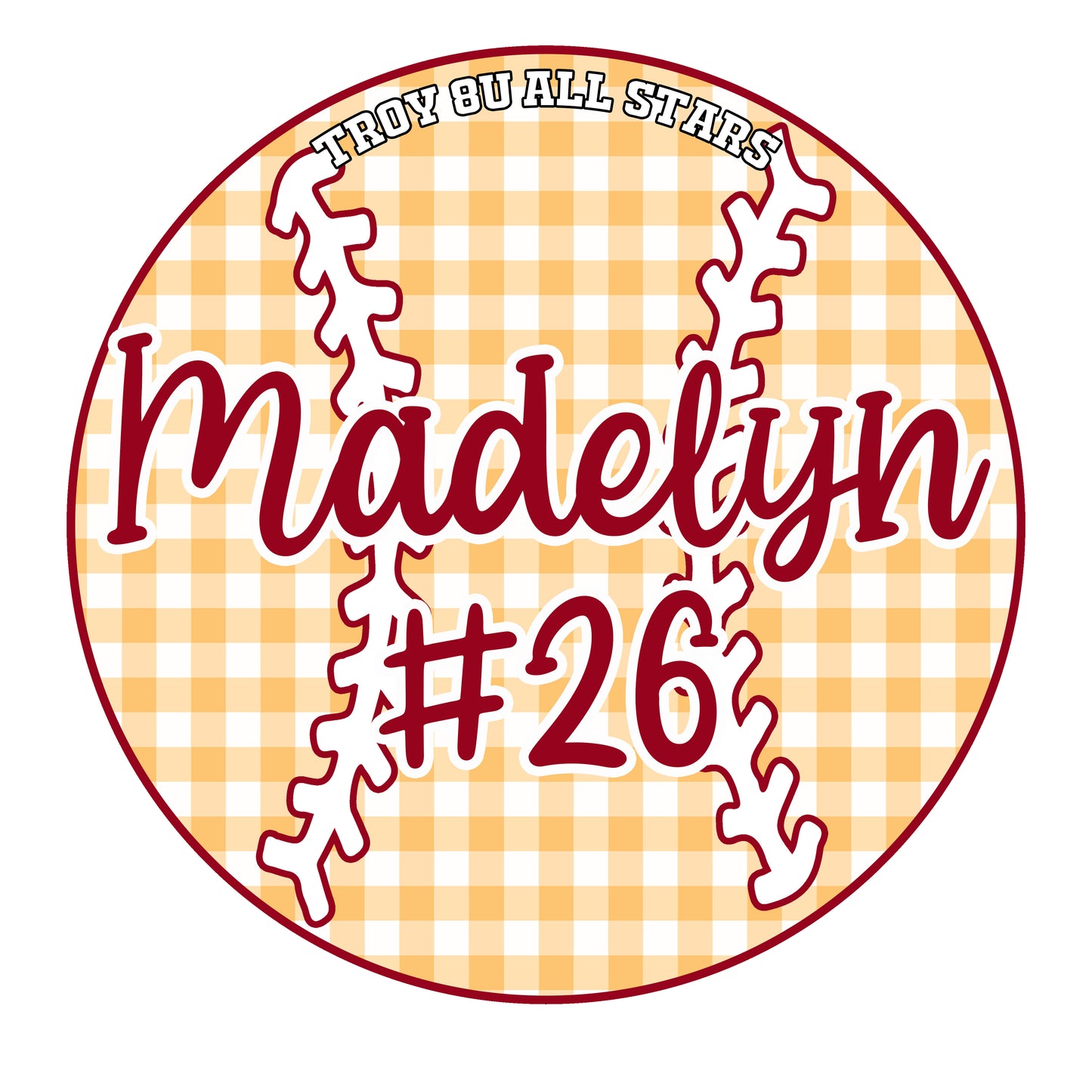 Troy 8U Darlings Magnets